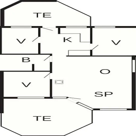 Сasa de vacaciones 6 Person In *